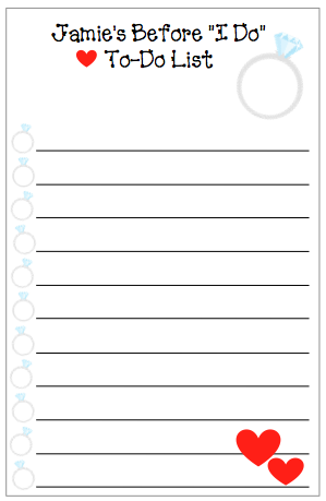 Personalized Ring Notepad