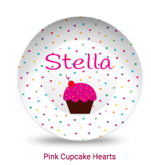 Personalized Plate - Cupcake