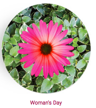 Personalized Plate - Pink Flower