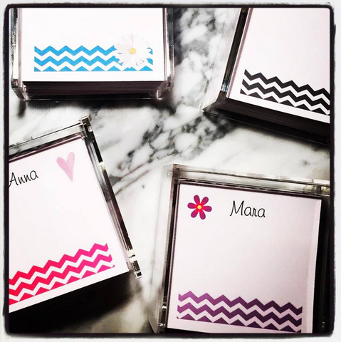 Personalized 3x3 Memo Holder