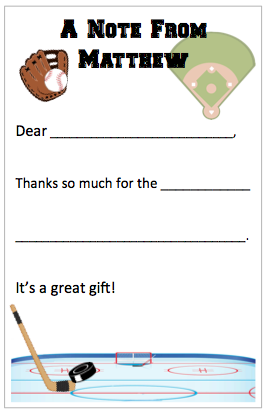 Personalized Fill-in-the-Blank Notepad