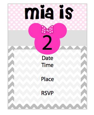 Invitation - Minnie V3