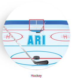 Personalized Plate - Hockey