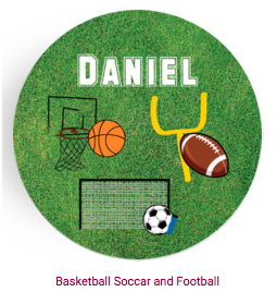 Personalized Plate - Basketball/Football/Soccer