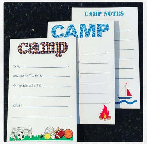 Personalized Camp Notepads