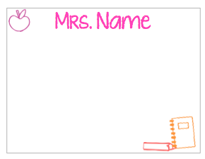 Thank You Notes - Teacher Doodles V3