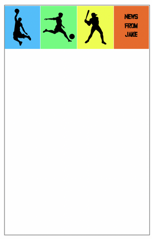 Multi-Sport Colorful Notepad - V1