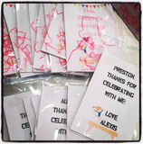Party Favor Notepads - Gymnastics
