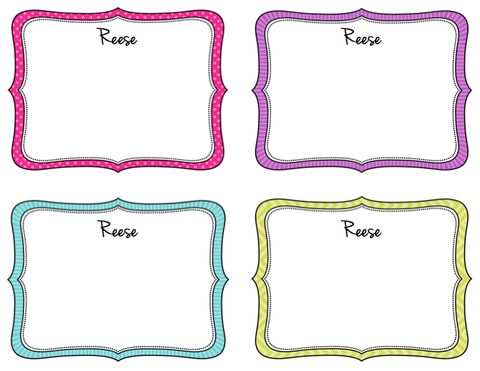 Note cards - Bold Borders