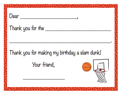 Fill-in-the-Blank Thank You Notes - Basketball 1