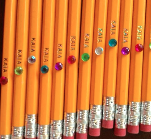 Personalized Pencils - Yellow