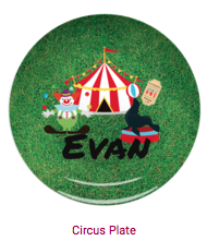 Personalized Plate - Circus