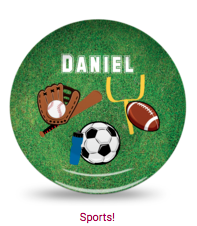 Personalized Plate - Sports