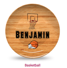 Personalized Plate - Basketball