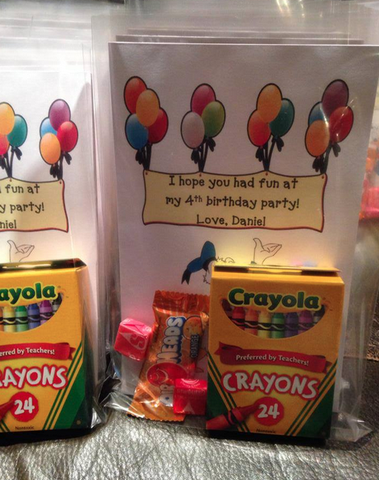 Party Favor Notepads - Balloons