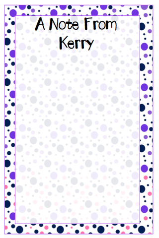 Personalized Dots Notepad