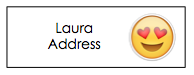Personalized Address Labels - Smiley