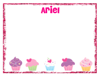 Note Cards - Sprinkles & Cupcake V7