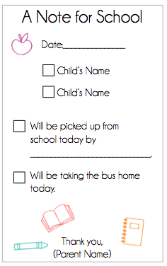 Personalized School Notepad - Version 4