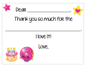 Fill-in-the-Blank Thank You Notes - Shopkins V2