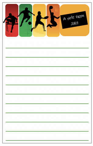 Multi-Sport Colorful Notepad - V2