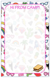 Personalized Camp Stationery - Patches