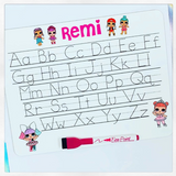 Dry Erase Board W/ Alphabet Practice